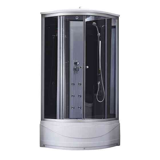 Гидромассажный бокс Lidz Tani SBM90x90.SAT.HIGH.GR, стекло тонированное 4 мм Киев