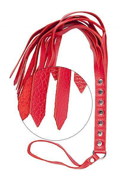 Флогер S&M Fancy Leather Floger, Red Sex Aura Київ - фото 1