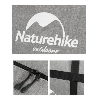 Сумка дорожная Naturehike баул NH17S021-M 45 л сірий (6927595724910) Винница - изображение 3
