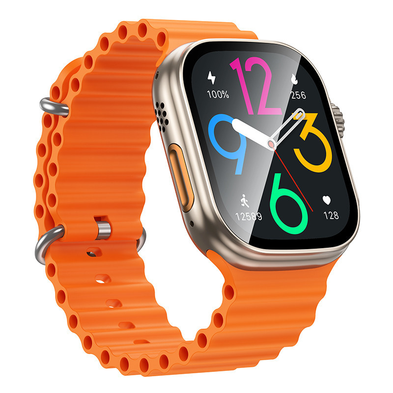 Смарт-годинник BOROFONE BD14 Ultra 51mm. 180 mAh. Smart sports watch(call version) Titanium Gold Київ - фото 2