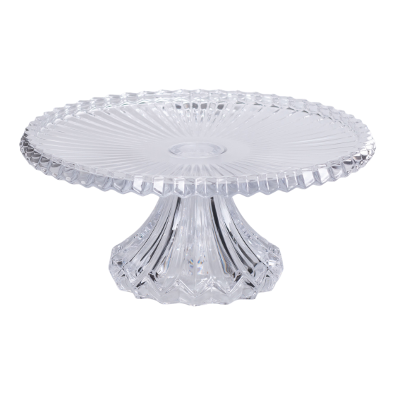 Скляна тортниця на ніжці 25 см Київ