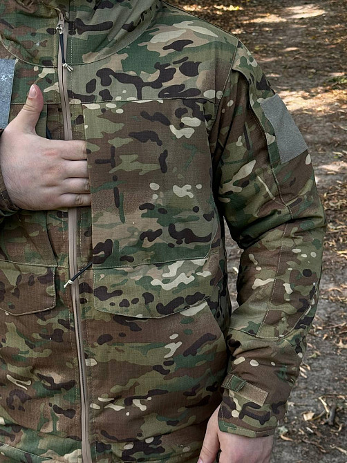 Армейская водонепроницаемая мужская зимняя куртка Omni-Heat с капюшоном зимняя теплая куртка мультикам WAR Львов - изображение 10