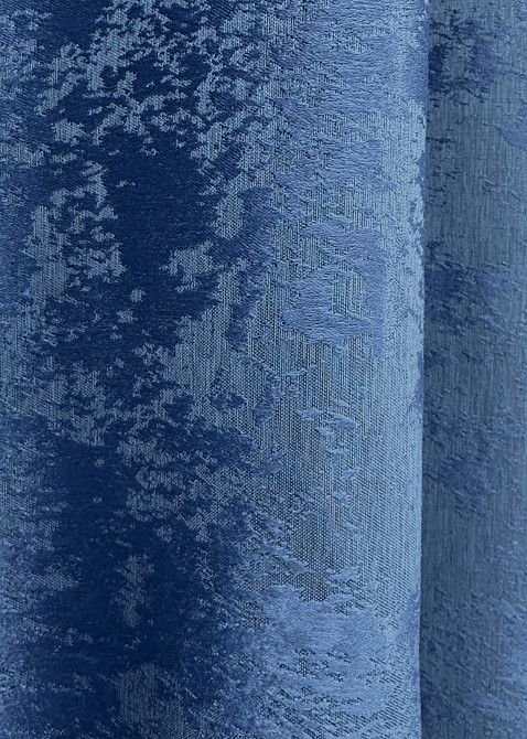 Комплект готовых штор VR-Textil Жаккард Sultan XO № 1149ш Синий 100х290 см 2 шт (31-0085) Киев - изображение 8