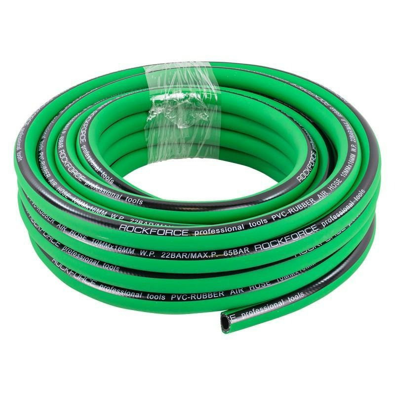 Шланг гумовий повітряний армований 10*16мм*10м ROCKFORCE RF-AHC-52H Одеса - фото 2