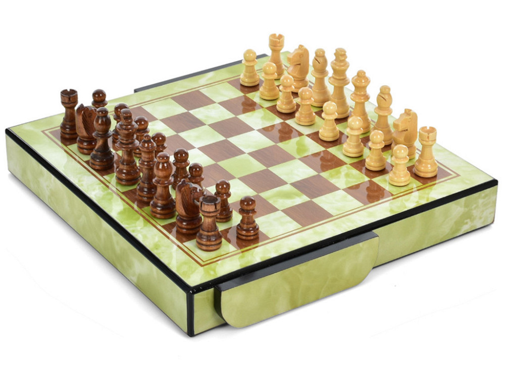 Шахи дерев'яні класичні з 2 висувними ящиками (XQ12104) Чернігів - фото 1