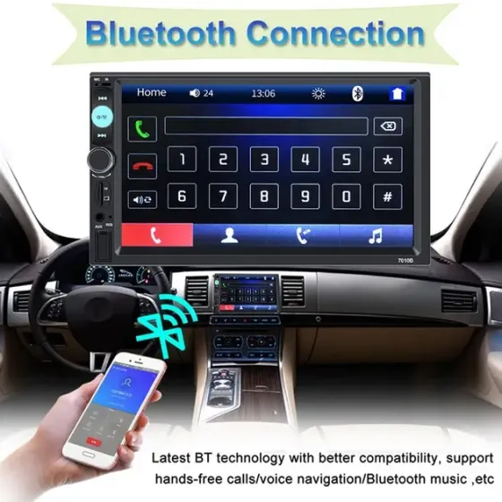 Автомагнитола CML-PLAY 7010B 2DIN с пультом ДУ (сенсорный экран) Коломия