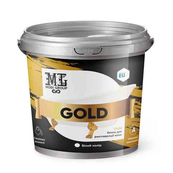 Епоксидна емаль для реставрації ванн Gold MG білий 1 кг Киев