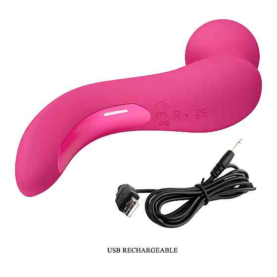 Вібромасажер LOIS, 10 vibration functions, Silicone ABS, USB rechargeable Sex Aura Київ