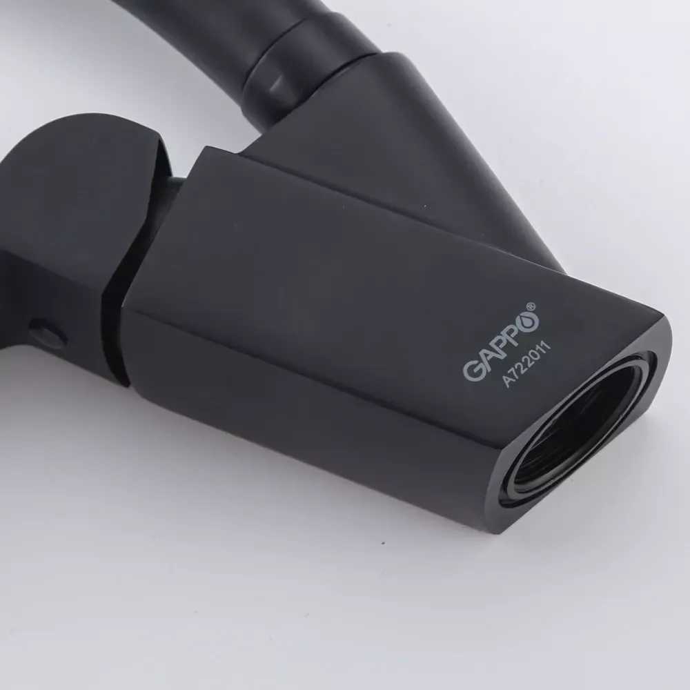 Змішувач для кухні GAPPO G4150 чорний Київ - фото 4