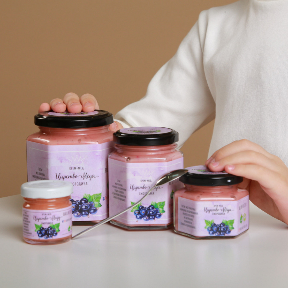 Крем мед смородина 130 грам Одеса - фото 7