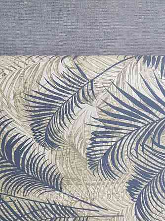 Обои виниловые на флизелиновой основе Decoprint BLOOMING BL22761 листья папоротника растения коричневый черный Київ