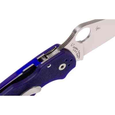 Ніж Spyderco Para 3 G10 S110V Dark Blue (C223GPDBL) Вінниця