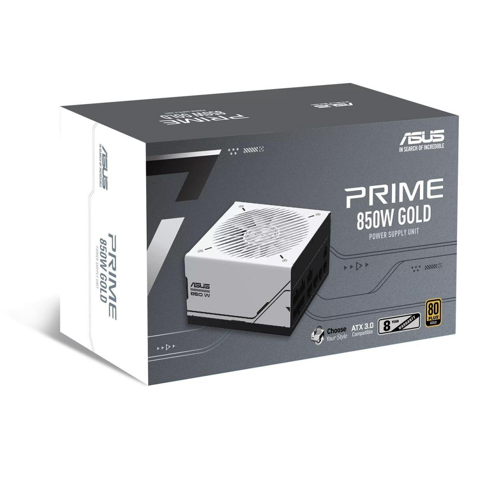 Блок живлення Asus Prime AP-850G, 850 W Gold (90YE00U0-B0NA00) ( білий/чорний ) Харків - фото 8