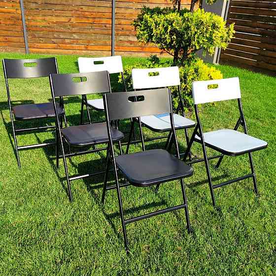 Складной стілець 46х42,5х86см Чорний SW-00001611 Дніпро