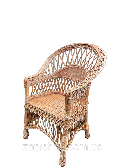 Крісло з лози плетене Київ - фото 2
