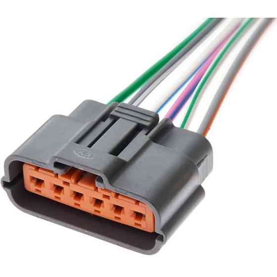 Разъем коннектор с проводом, 6-кон., Педаль Аксселератора, 6195-0035, SUMITOMO Япония Много Mazda Киев