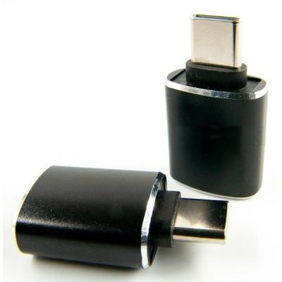 Перехідник OTG USB - Type-C grey Dengos (ADP-018) Вінниця - фото 1