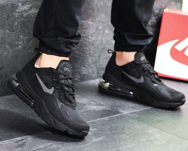 Кроссовки Nike 270 Сеточка Мужские Черные Найк с Амортизацией (размеры: 41,42,43,44,45) Видео Обзор - 53-2 Днепр - изображение 2