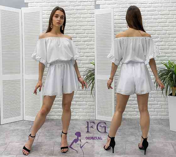 Женский летний комбинезон с шортами 