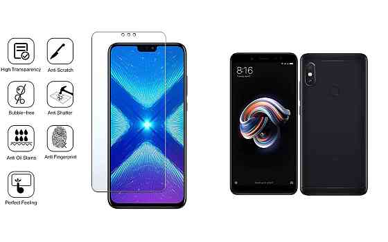 Захисне скло NeoGlass для Xiaomi Redmi Note 5, Note 5 Pro – надпрозоре та стійке Київ