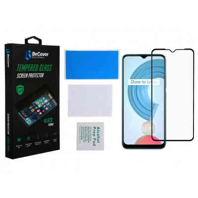 Стекло защитное BeCover Realme C21Y Black (706904) Винница