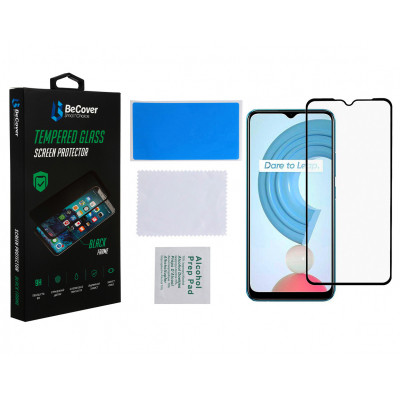 Стекло защитное BeCover Realme C21Y Black (706904) Винница - изображение 3
