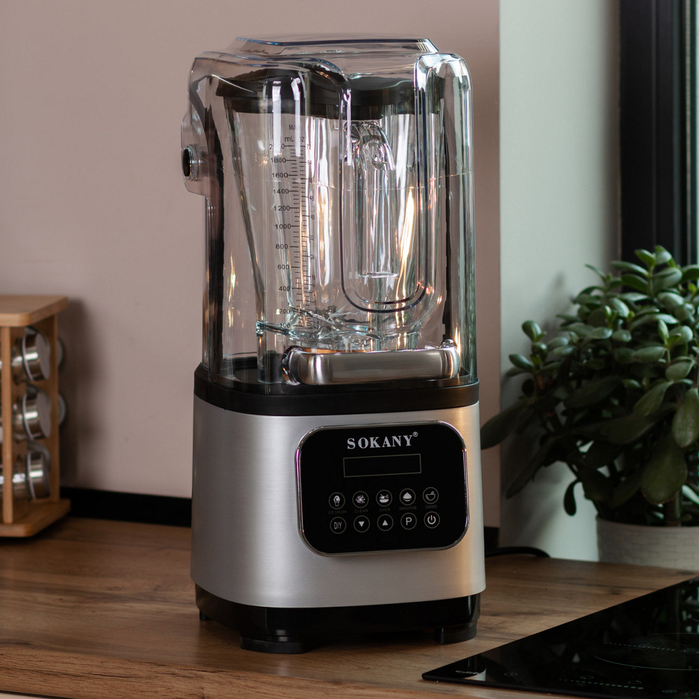 Sokany Безшумний блендер Sokany з 2-літровою чашею для смузі та коктейлів, портативний 8000 Вт Коломыя - изображение 9