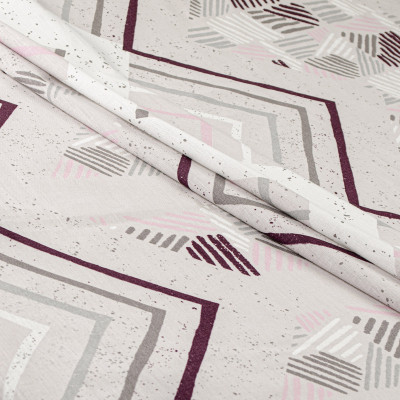 Постільна білизна Home Line Захопленість сіро-рожевий, бязь, полуторний (178711) Вінниця - фото 2