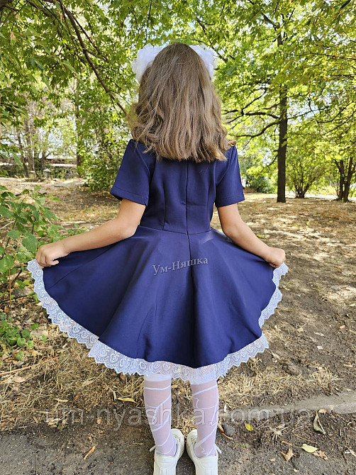 Красивое школьное платье с кружевом на рост 116-146 Кривой Рог - изображение 4
