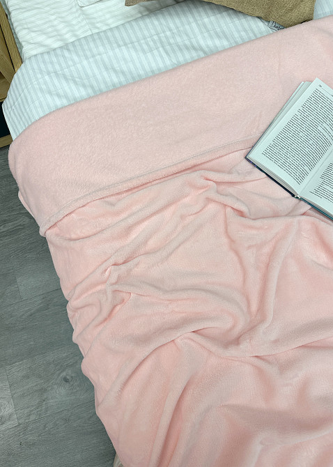 Плед-покривало Decorator WellSoft 150х210 см однотонний Рожевий (87-167) Київ - фото 4