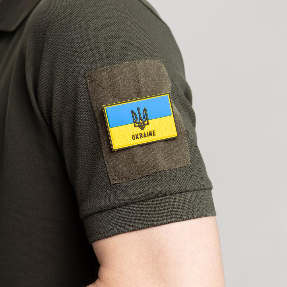 Легке тактичне літнє чоловіче хакі поло Pobedov Royal Військове Київ - фото 8