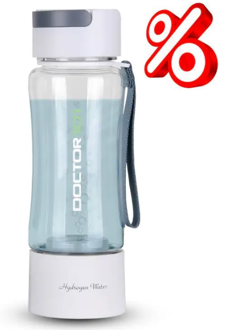 Генератор водородной воды Hanka на 380 мл с ингалятором и DuPont американской мембраной белый Днепр - изображение 1