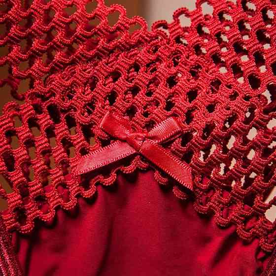 Еротичні трусики універсальний бордовий Київ