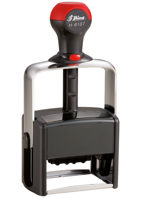 Датер металевий, з вільним полем 40х60мм Київ - фото 1