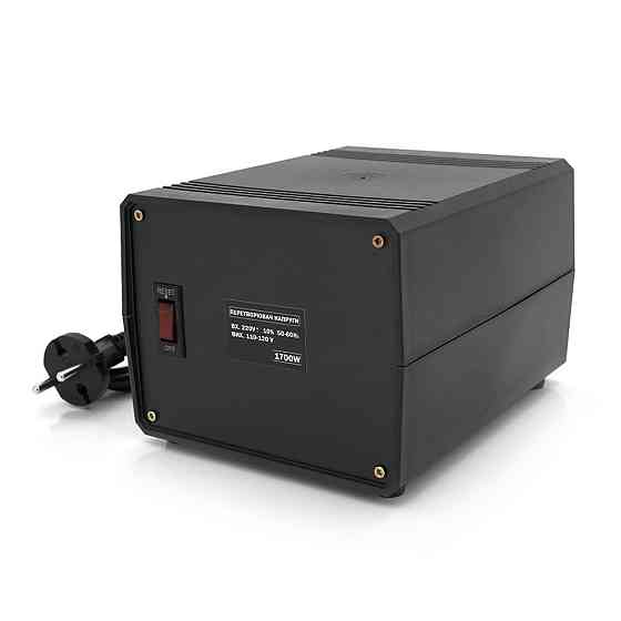 Перетворювач напруги понижуючий MERLION PN-1700, Input 220 V/Output 110V, 1700W, трансформаторний Київ