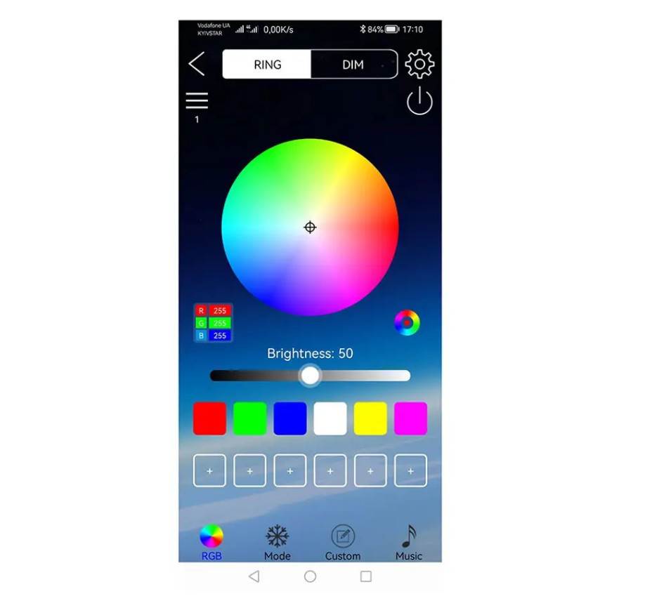 Стрічка світлодіодна LED RGB 108, 2 м Вінниця - фото 4