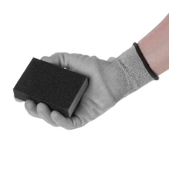 Губка для шліфування, 100×70×25 мм, оксид алюмінію, К240 INTERTOOL HT-0924 Київ