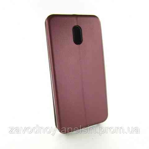 Чехол книжка Подставка Meizu M6 marsala (марсала) Одеса