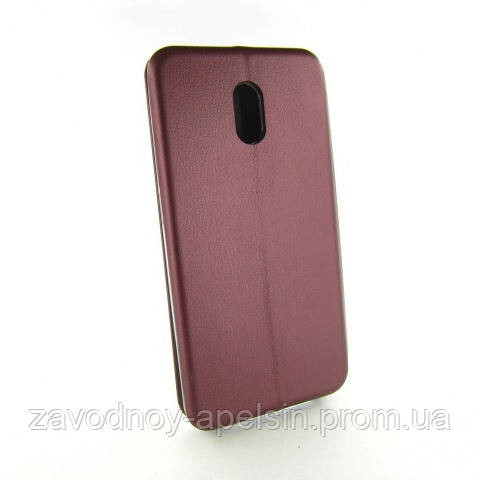 Чехол книжка Подставка Meizu M6 marsala (марсала) Одеса - фото 2