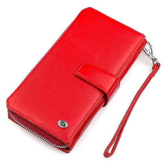 Гаманець жіночий ST Leather 18456 (SТ228) дуже гарний Червоний Київ