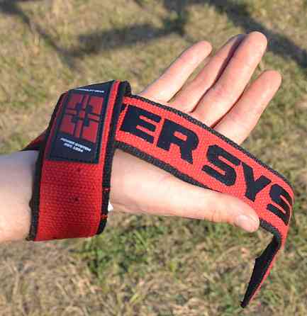 Лямки для тяги Power System PS-3401 Lifting Straps Duplex Black/Red Луцьк