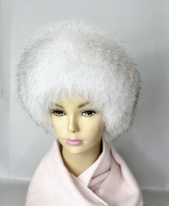 Хутряна пов'язка на голову жіноча з песця Натуральний Харків - фото 3