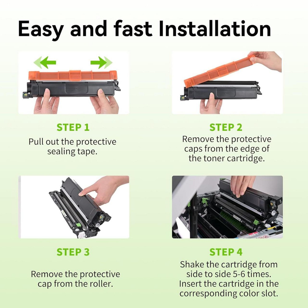 Комплект тонер-картриджів Swiss Tone 5шт. для Brother TN248XL TN248 TN-248VAL Днепр - изображение 7