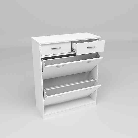 Тумба для обуви №2, Белый, 800/350/1010 Львов