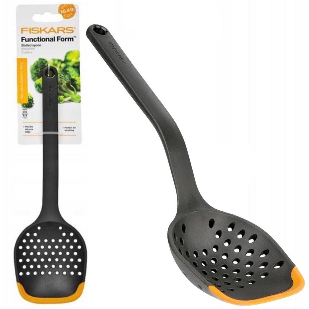 Кухонная Ложка с отверстиями 37.2 см Fiskars (1027302) Термопластик Нововолынск - изображение 1