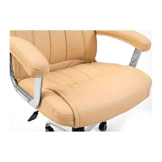 Офісне крісло керівника Richman Fabio Хром M1 Tilt Бежевий Дніпро
