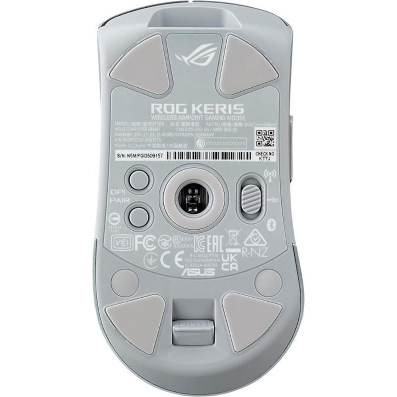 Миша бездротова Asus ROG Keris AimPoint RGB White (90MP02V0-BMUA10) Білий Харків - фото 7