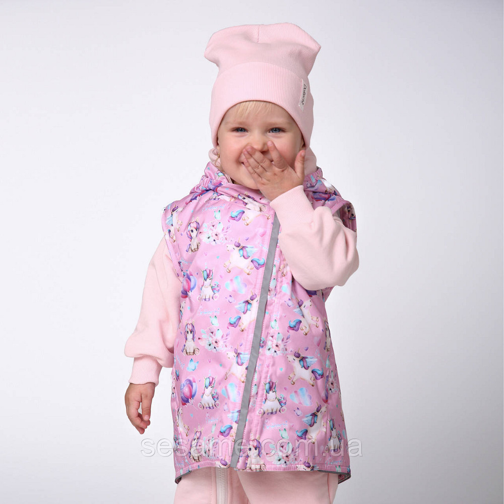 Дитяча Куртка-жилетка 2 в 1 демісезонна Єдинороги Харків - фото 7