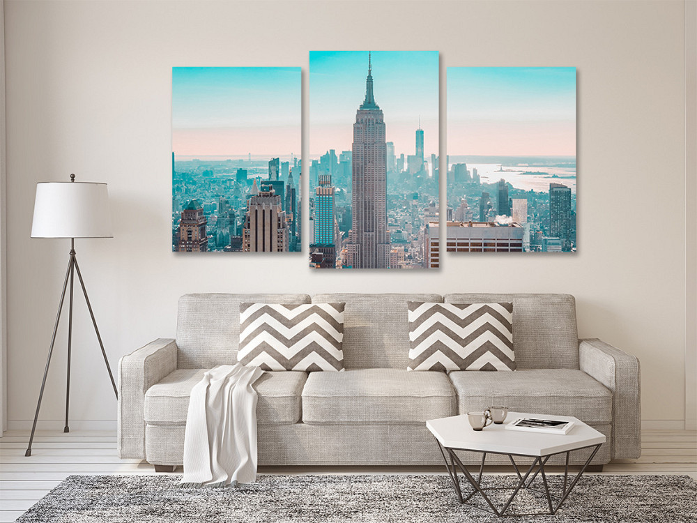 Модульная картина в гостиную / спальню Висоти міста  Art-592_3 Киев - изображение 2