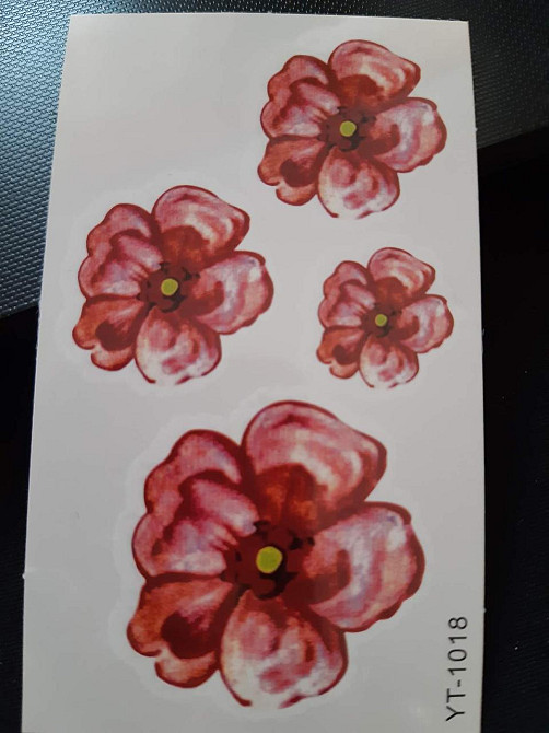 Татуровка "Квіти" - 9,5*6см Київ - фото 1